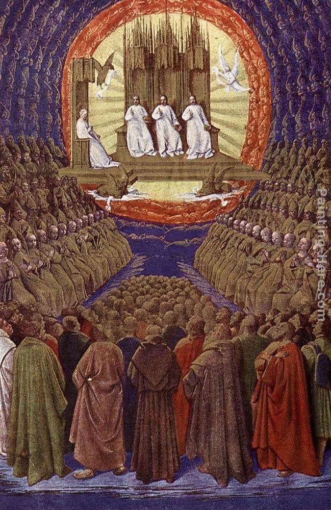 Jean Fouquet The Enthronement of the Virgin